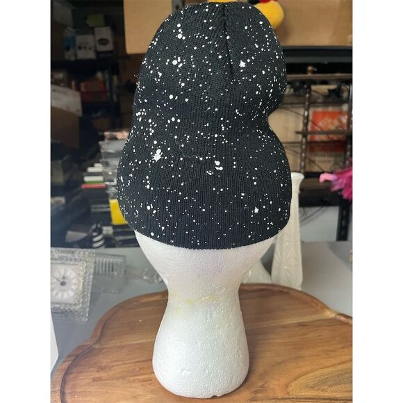 Star Wars Beanie Hat The Force Awakens Black Pom-Pom Unisex Adults Winter - Picture 2 of 2